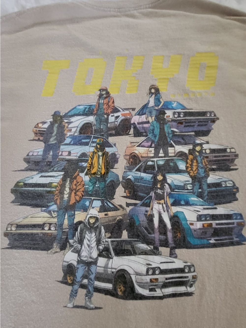 Tilly’s Tokyo Street Racing Cars Graphic Tee